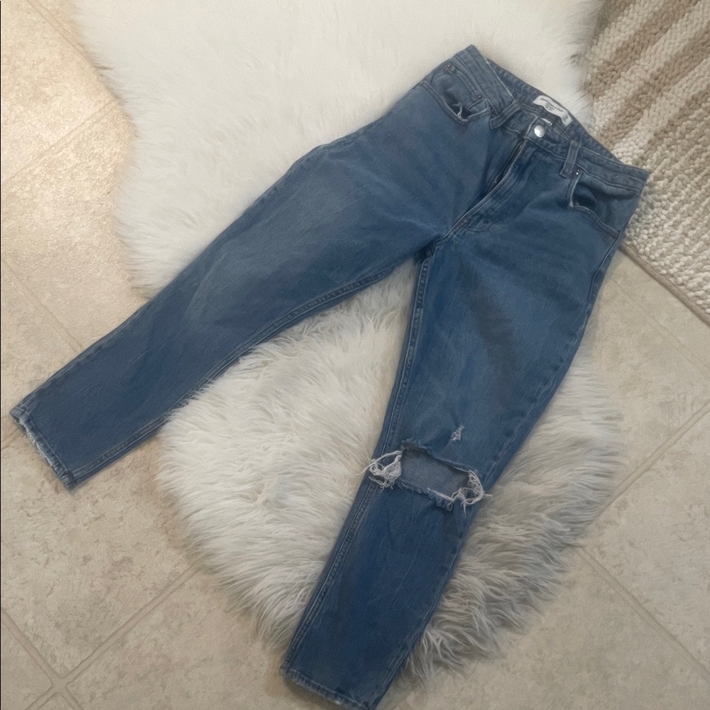 A&F skinny high rise curve love Jeans